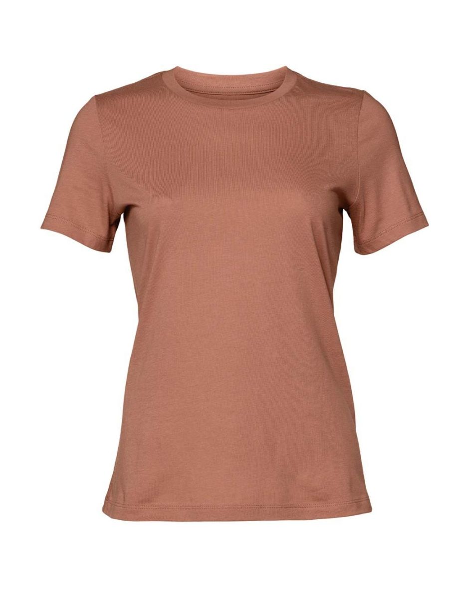 Bella + Canvas Womens/Ladies Relaxed Jersey T-Shirt - Terracotta