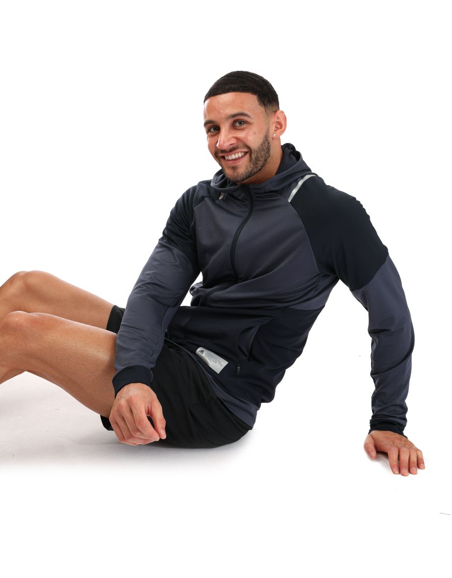 Men's adidas Track Tops in Blue - 3