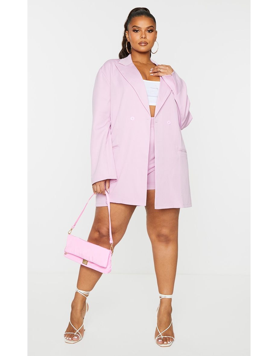 Plus pink blazer best sale