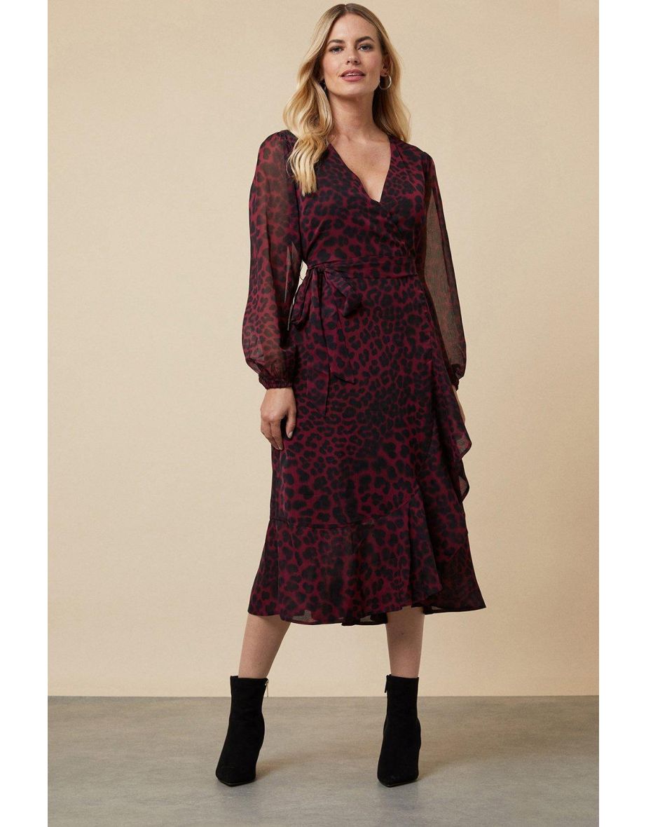 Wallis berry dress top