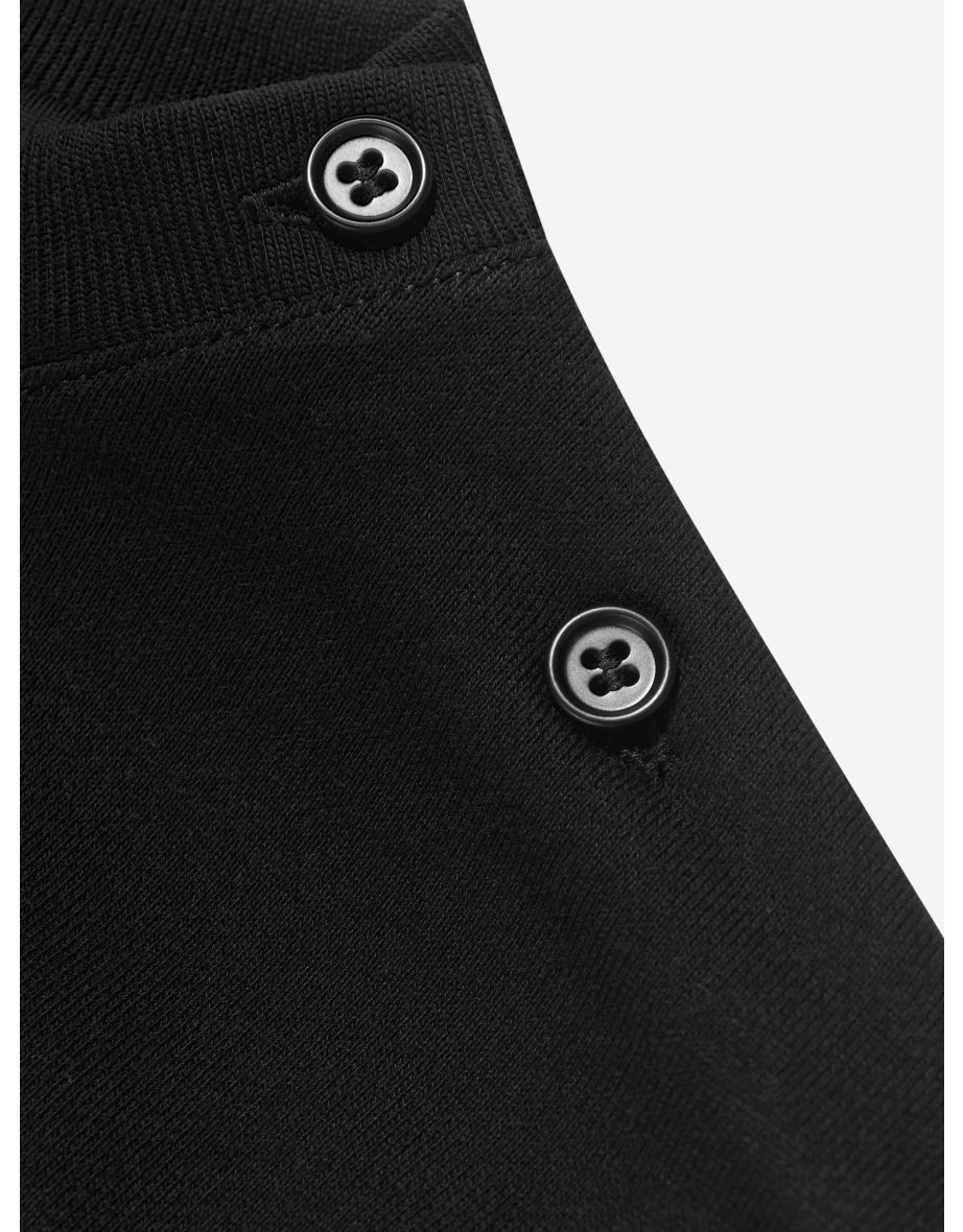 Baby Girls Long Sleeve Mini Talbot Dress In Black - 3