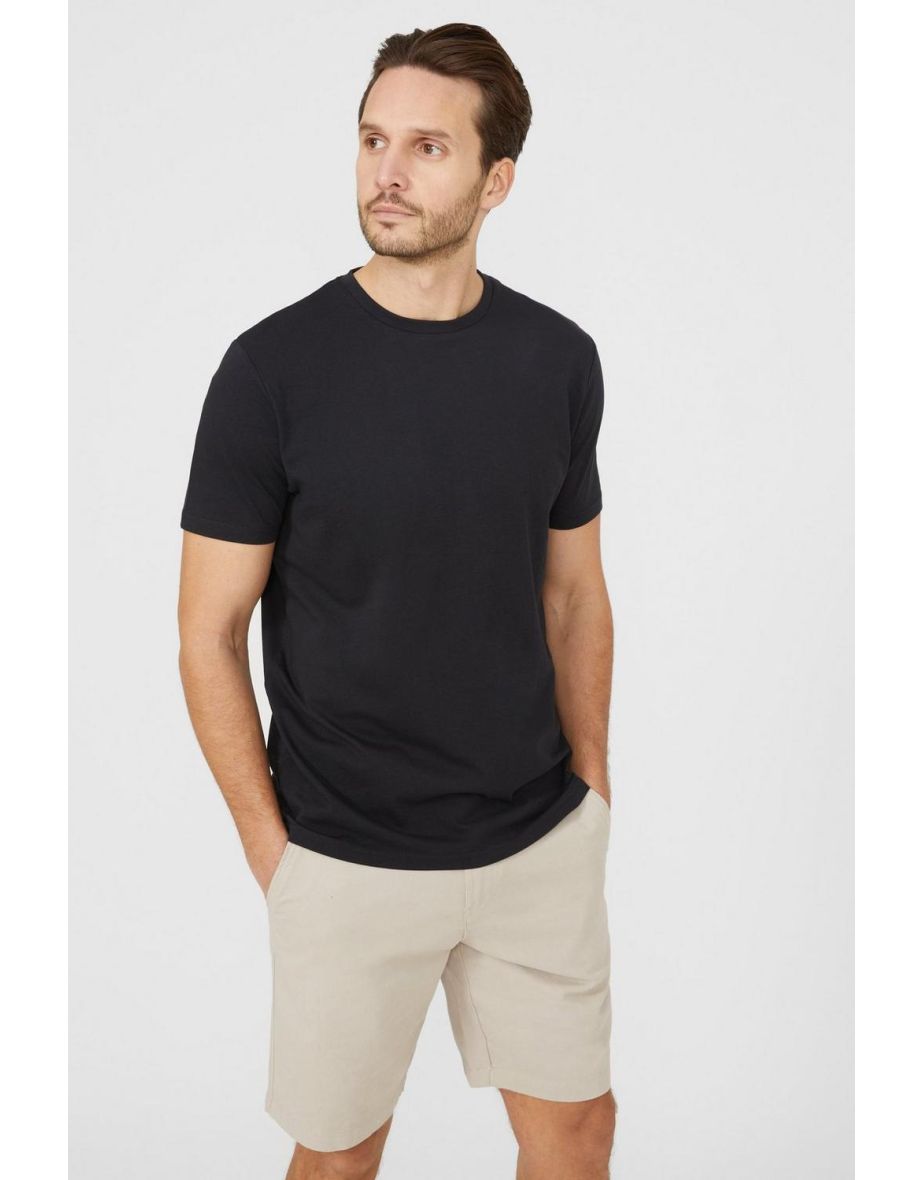 7 Pack Crew Neck T-shirt - black