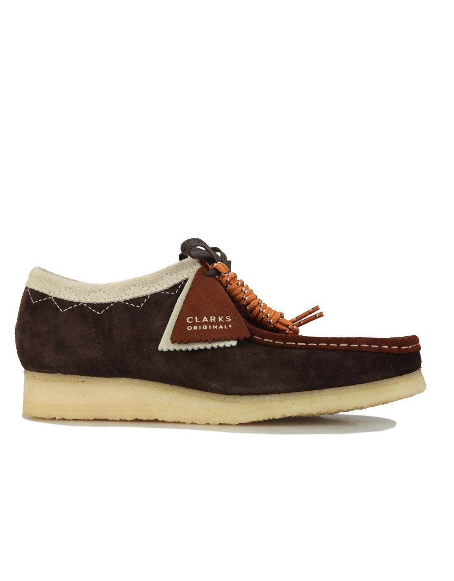 Shop Men s Clarks Originals Wallabee Combi Boots in Brown Online in Oman VogaCloset