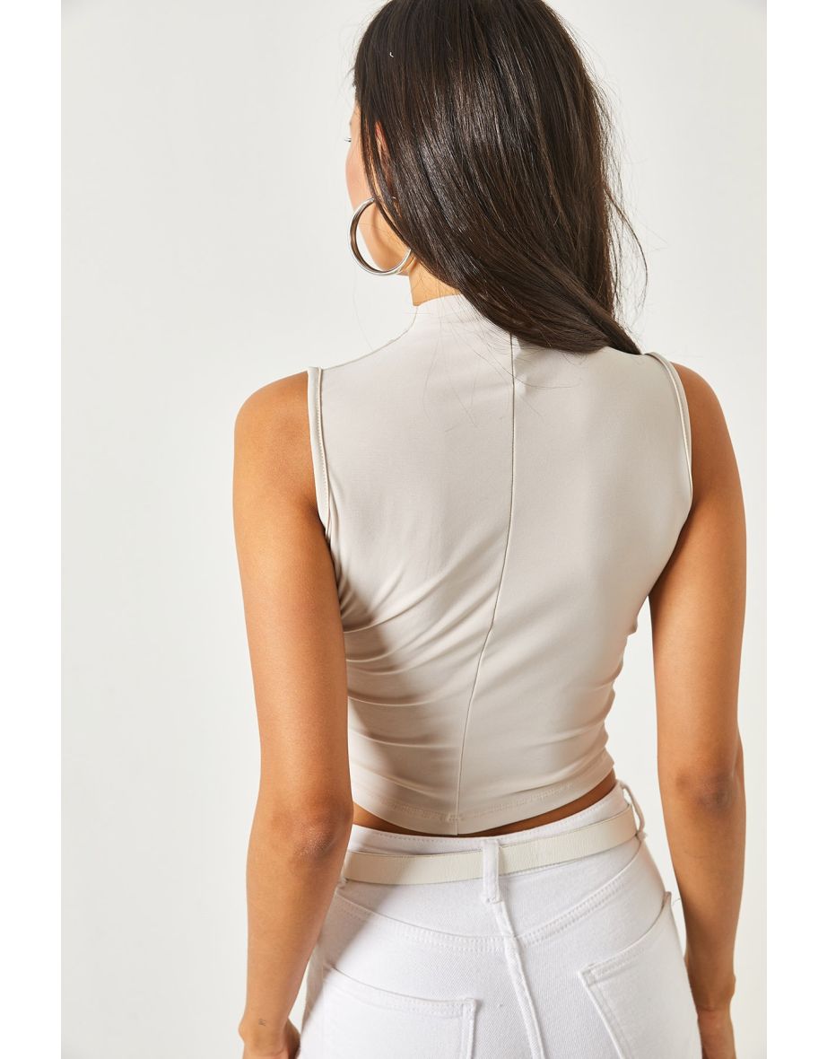 Blouse - Gray - Regular fit - 4