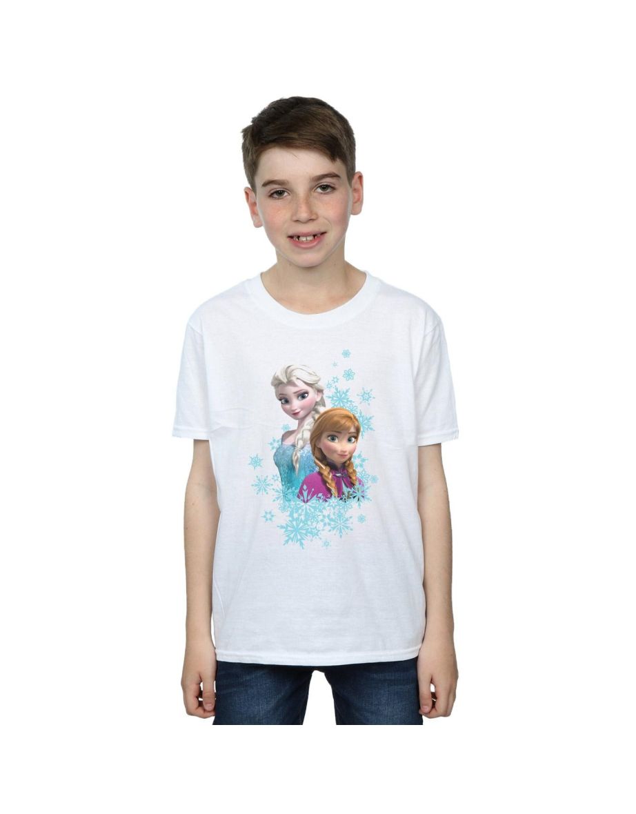 Disney Boys Frozen Elsa And Anna Sisters T-Shirt - White