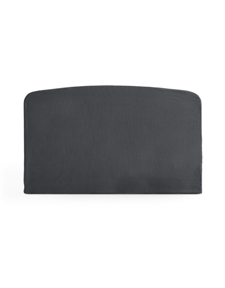 Curved Cotton Scenario Headboard Cover