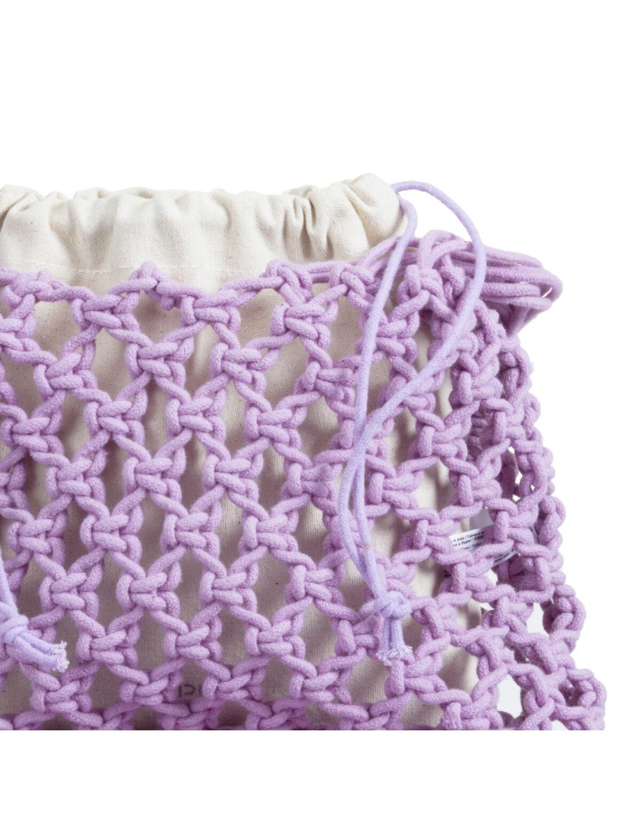 Robyn Cotton Hobo Bag in Crochet Knit - 3