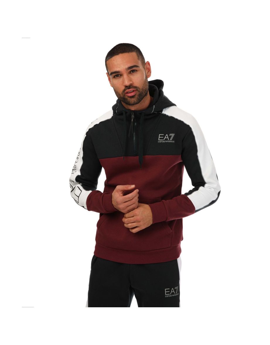 Emporio armani ea7 tape hooded poly suit new arrivals