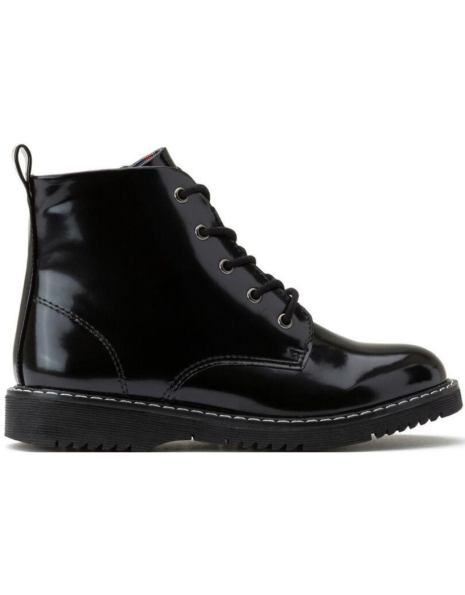 Shop Kids Patent Ankle Boots Online in Bahrain VogaCloset