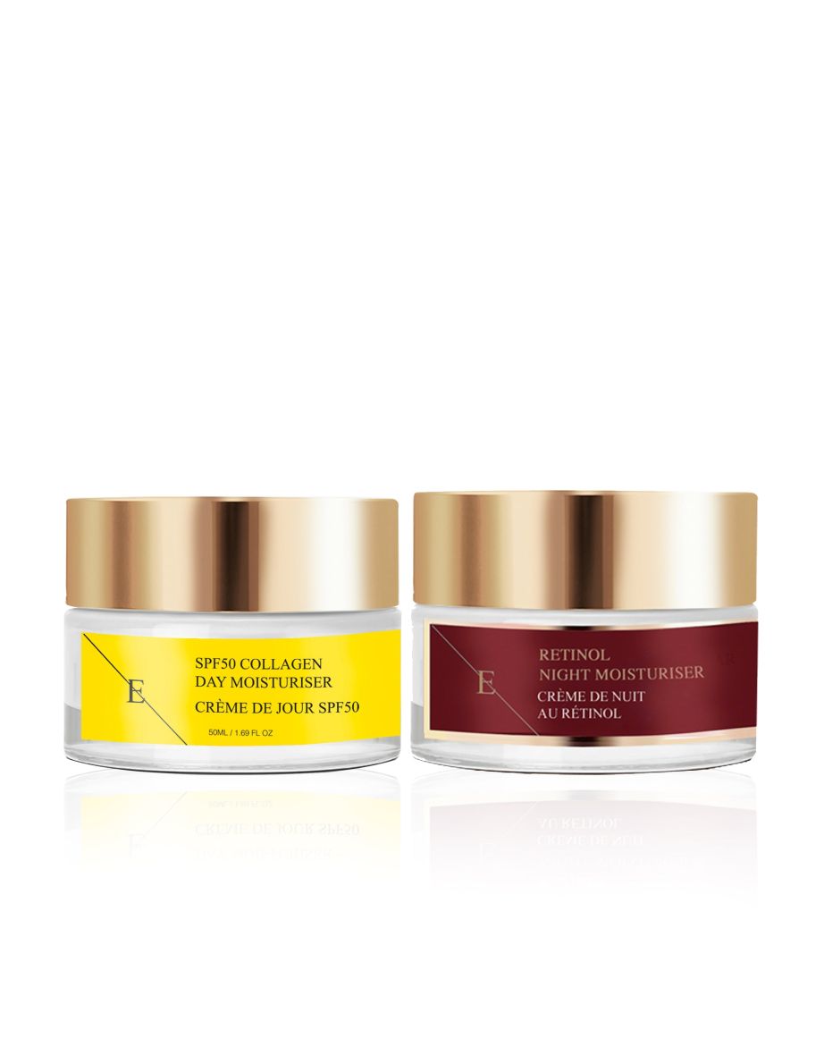 Eclatskin London 2pc SPF50 + Retinol Cream Skincare Set