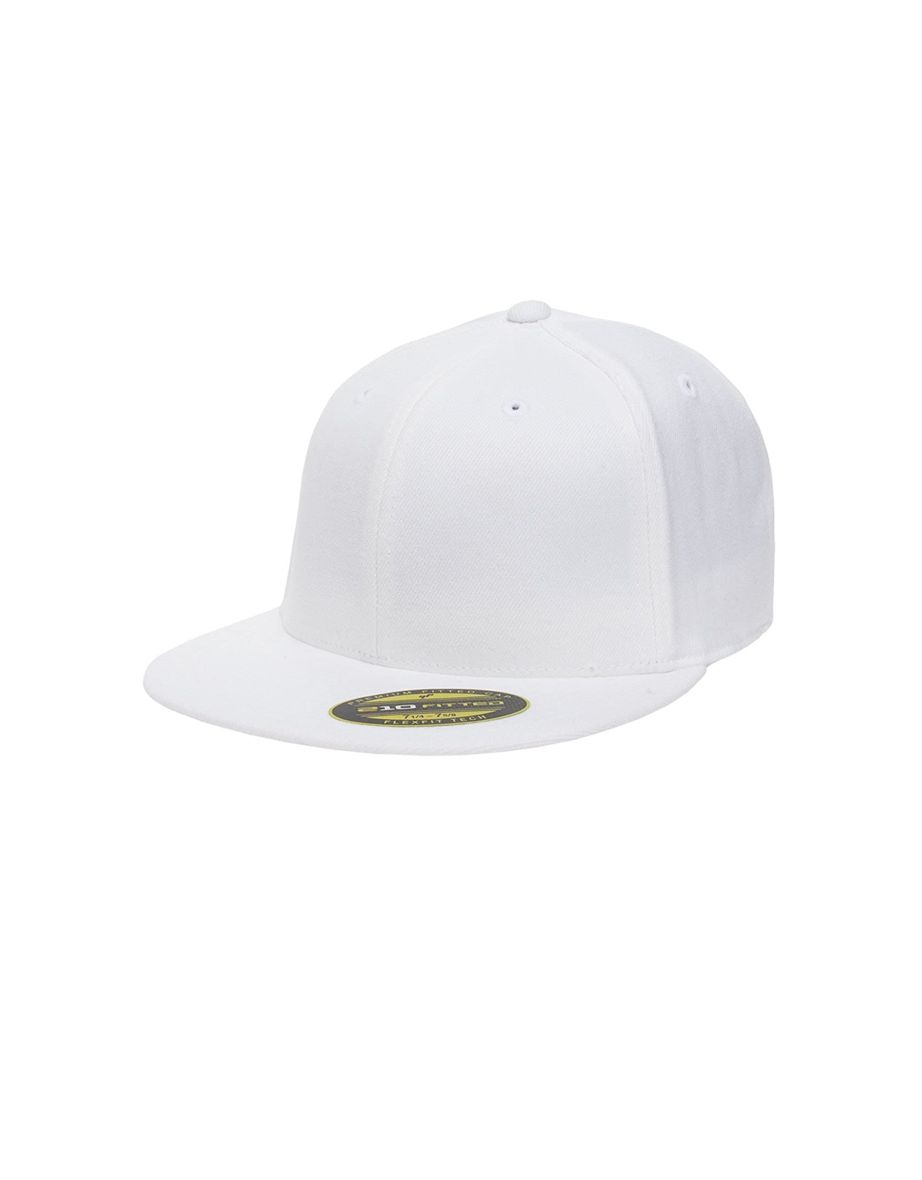 Fitted flat peak cap deals