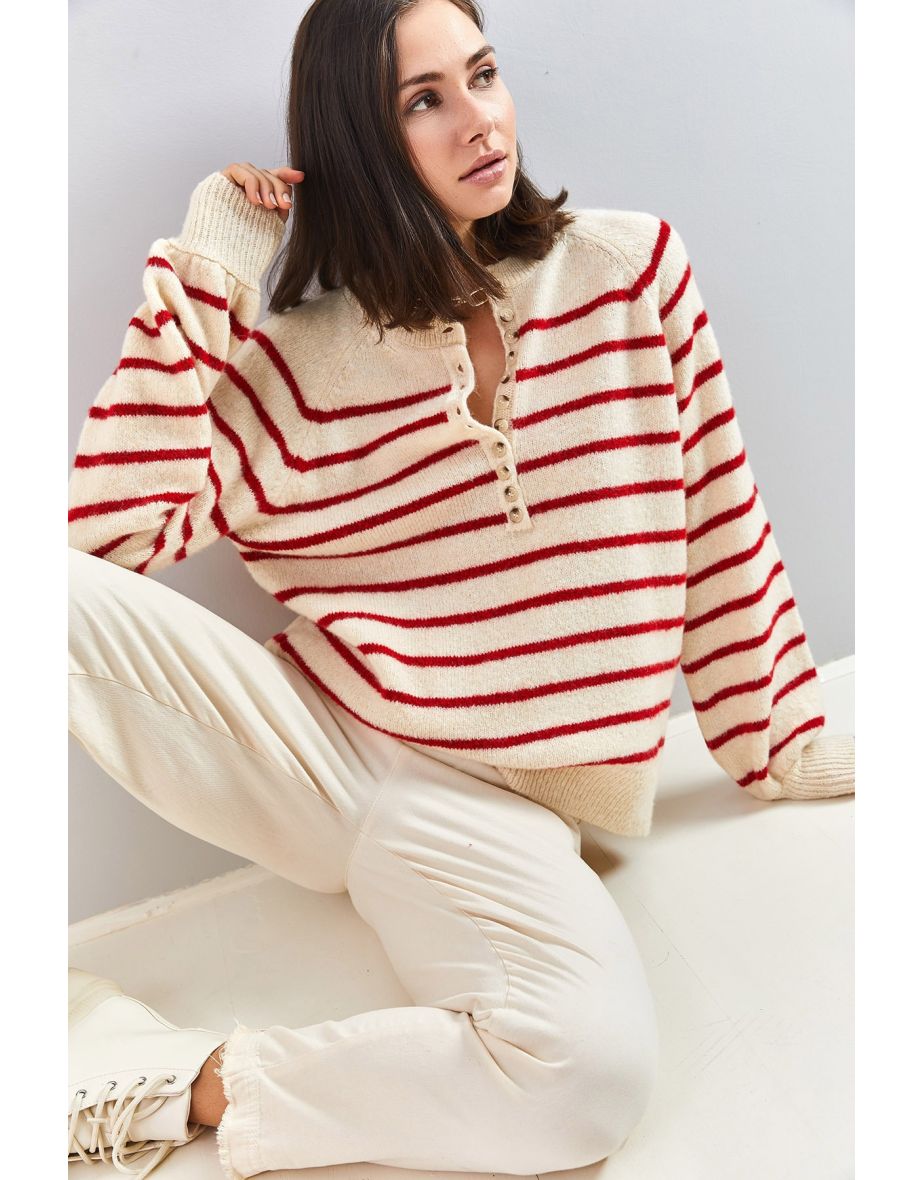 Sweater - Beige - Regular fit