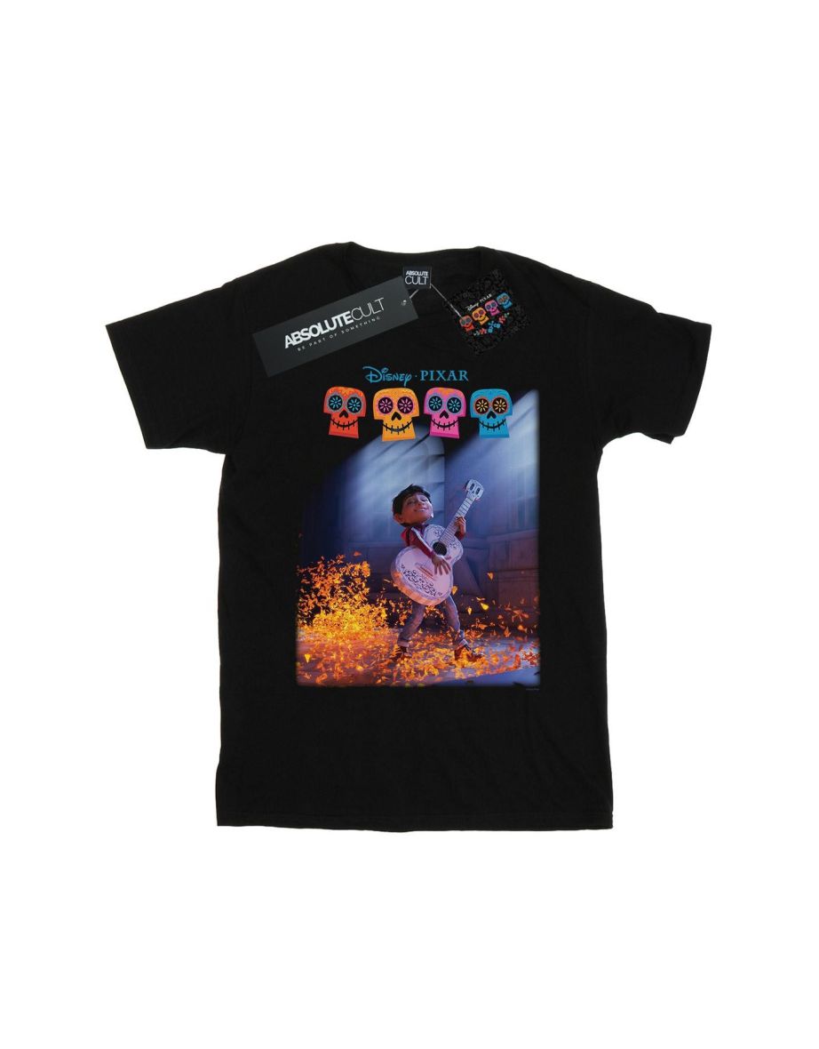 Disney Boys Coco Miguel Playing Guitar T-Shirt - Black - 1