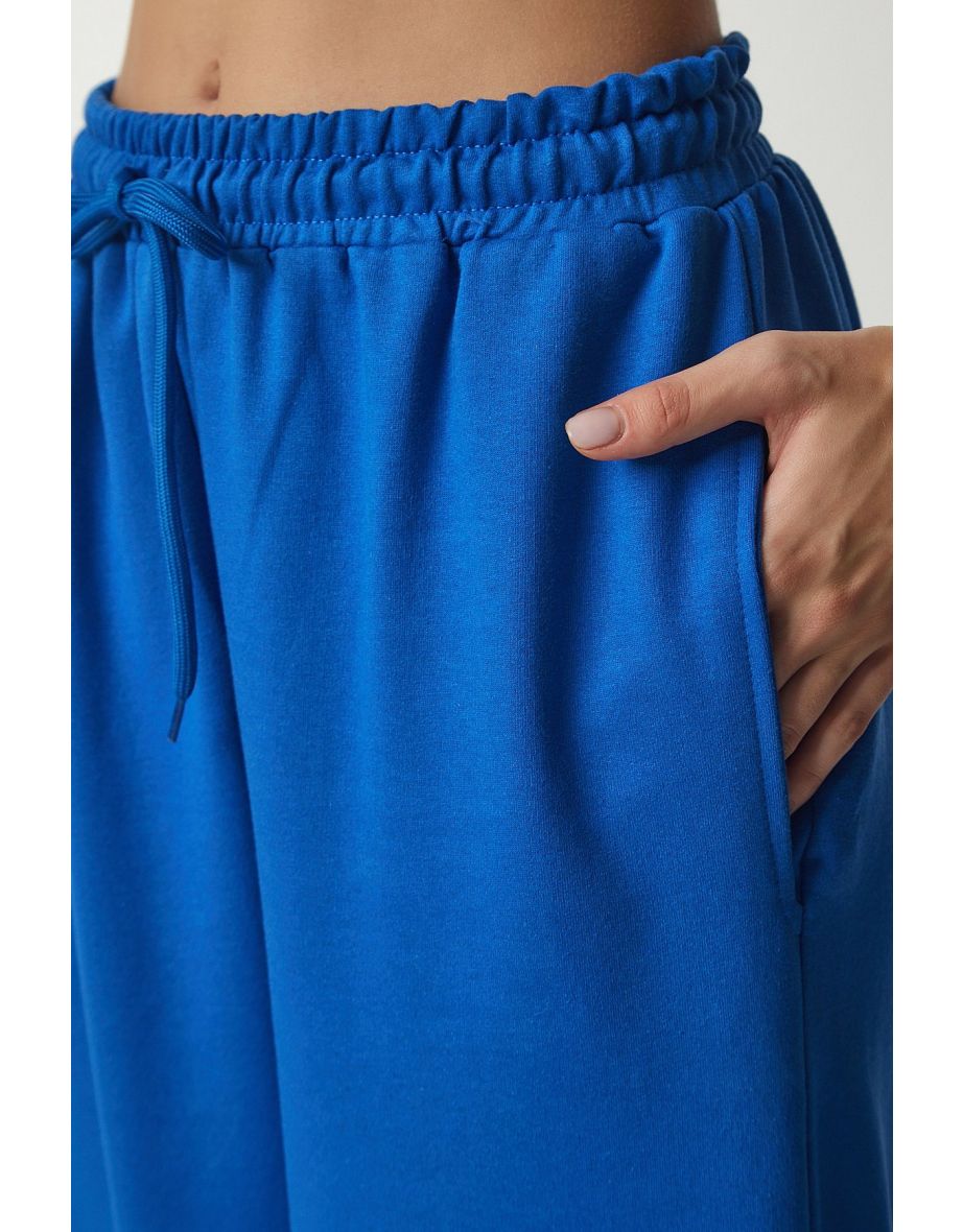 Sweatpants - Blue - Joggers - 5