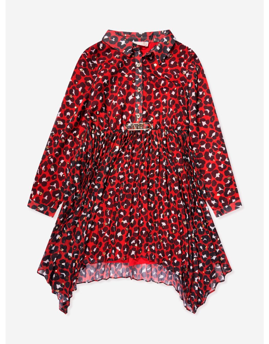 Michael kors shirt dress red top