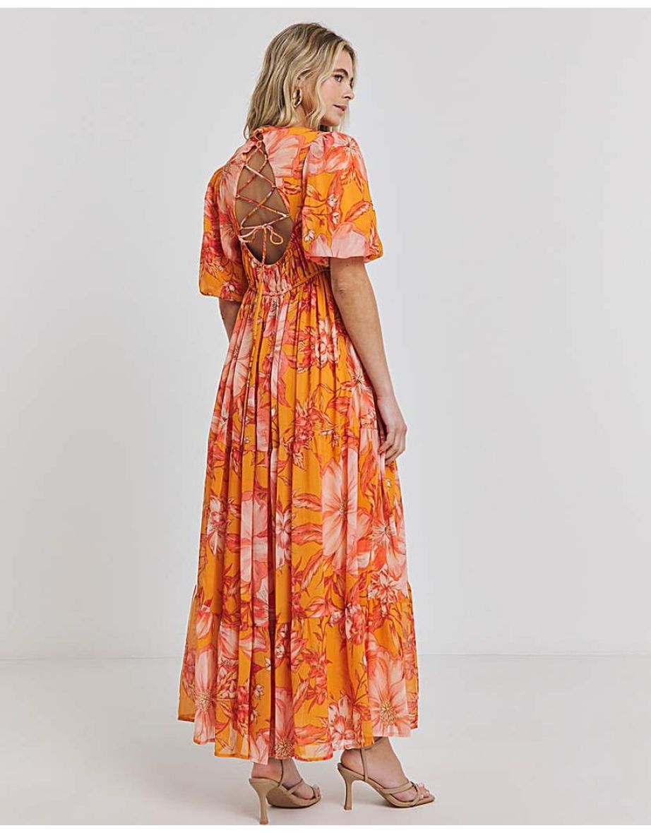 Joanna Hope Lace Up Maxi Dress - 2
