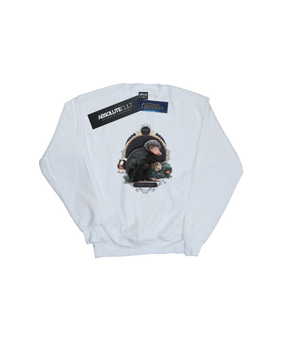 Fantastic Beasts Girls Baby Nifflers Sweatshirt - White