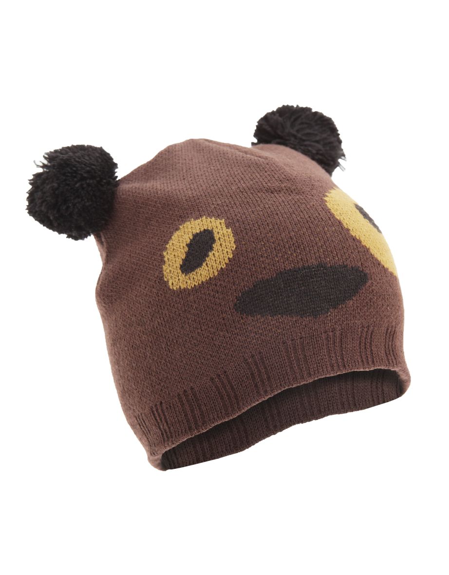 FLOSO Childrens/Kids Unisex Animal Design Winter Beanie Hat (Tiger, Panda, Bear, Dog) - Dog