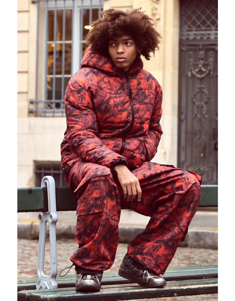 Camo puffer jacket men outlet