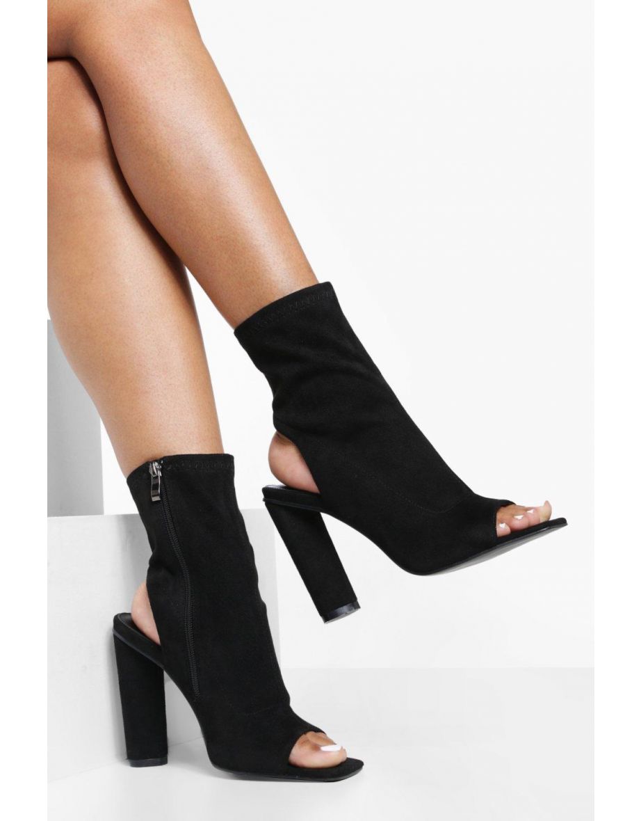 Open toe sock heels shop