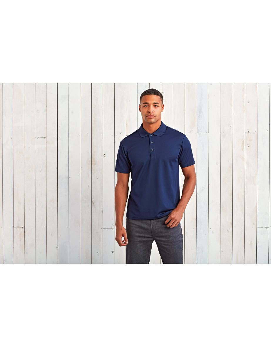 Premier Mens Sustainable Polo Shirt - French Navy - 2