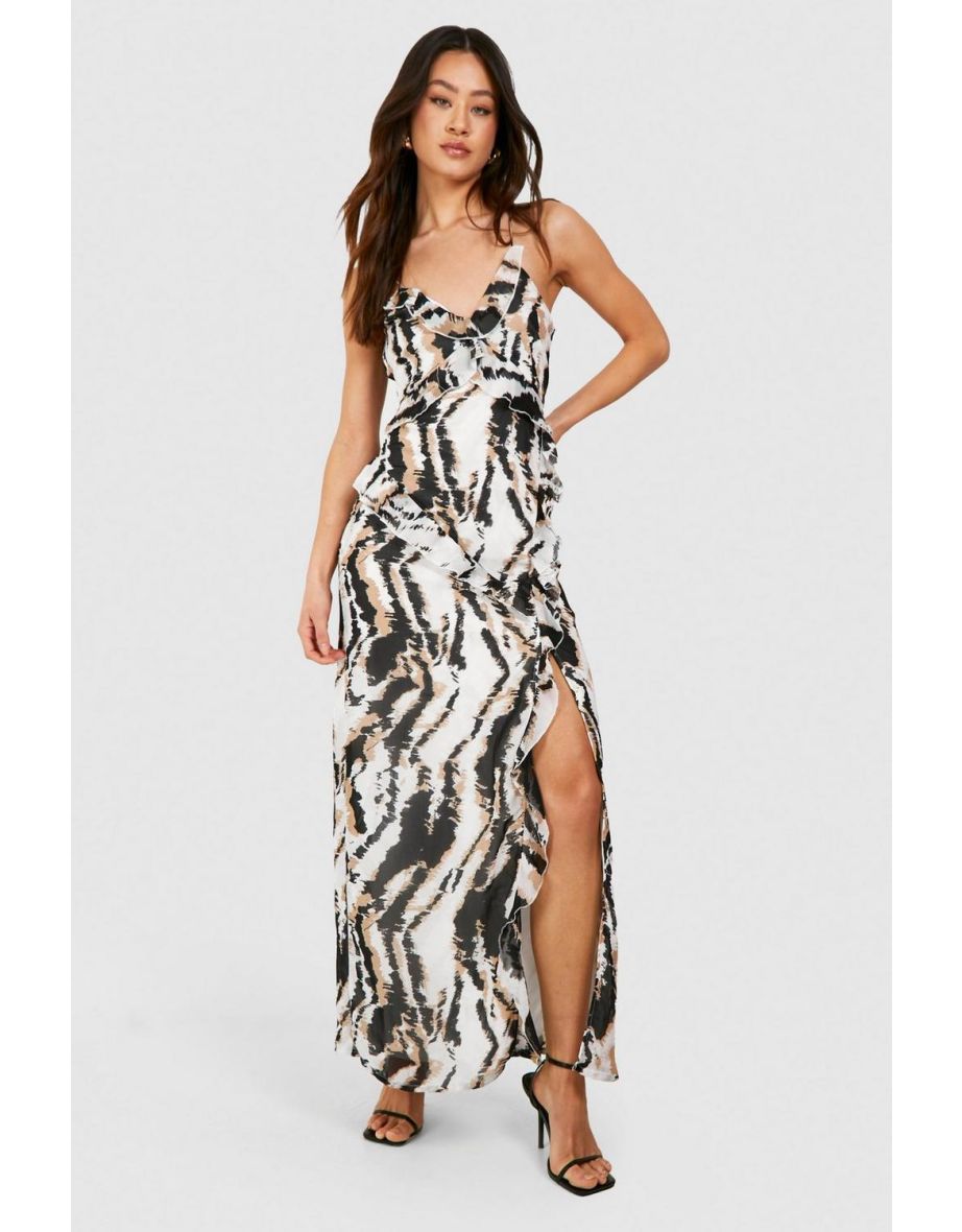 Leopard print dress tall top