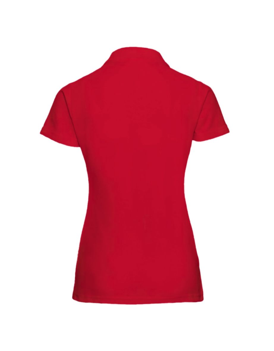 Jerzees Colours Ladies 65/35 Hard Wearing Pique Short Sleeve Polo Shirt - Classic Red - 1