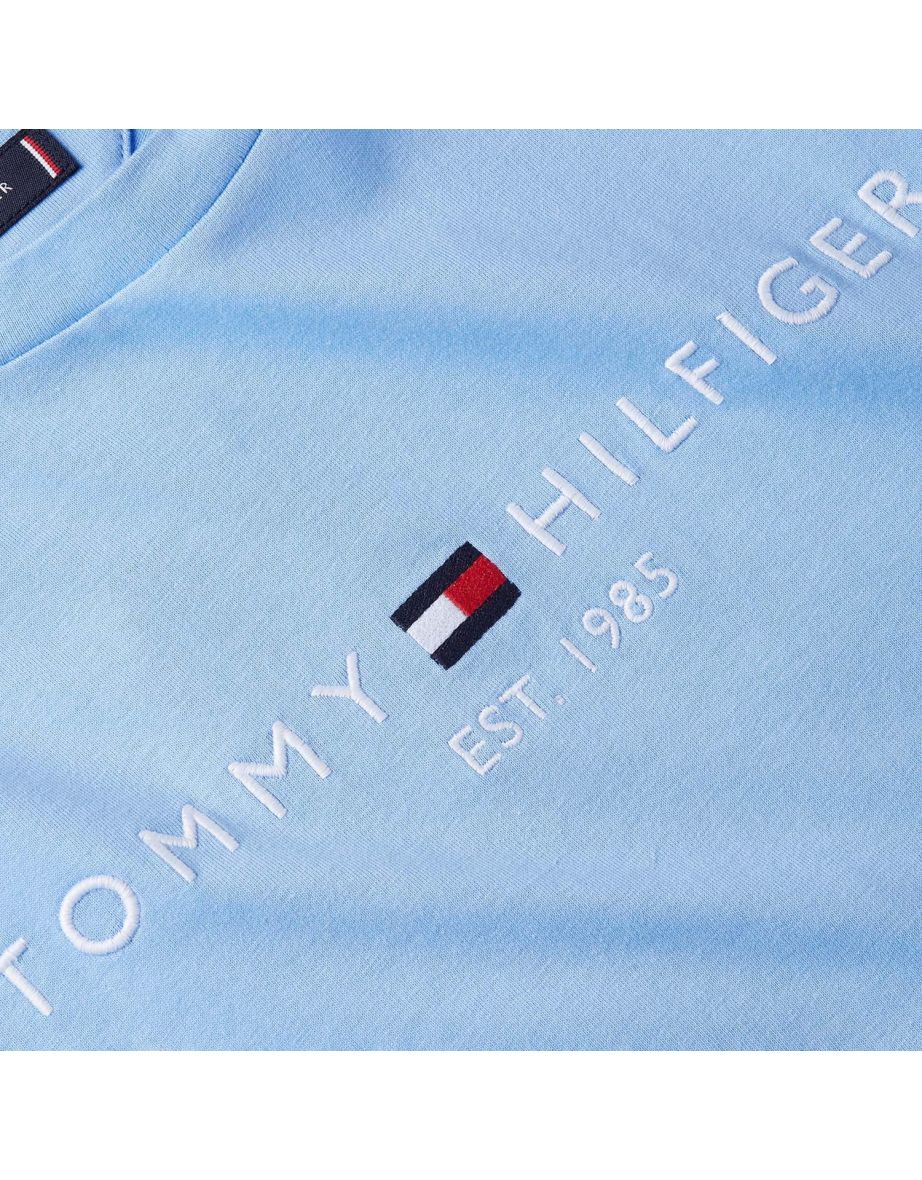 Men's Tommy Hilfiger Logo Embroidery Slim-Fit T-Shirt in Blue - 9