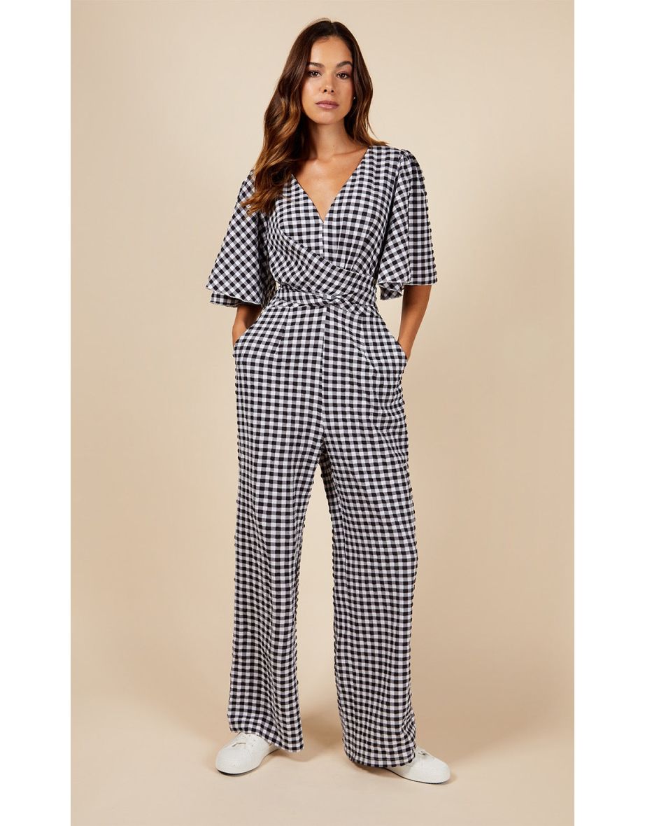 Shop Little Mistress Gingham Jumpsuit Online in Saudi Arabia VogaCloset