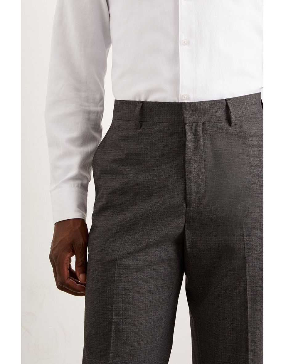 Tailored Fit Charcoal Suit Jacket - 3