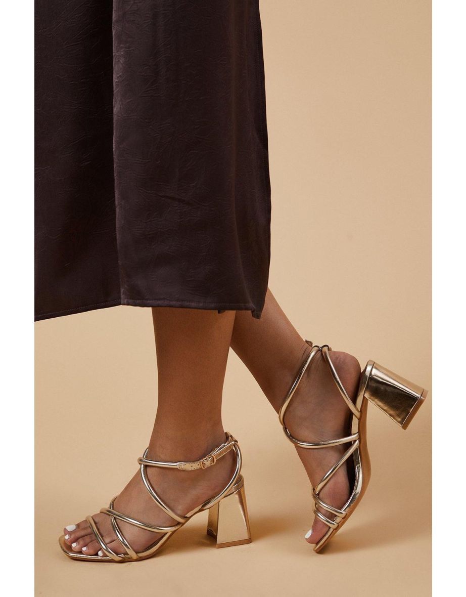 Mollies Strappy Block Heeled Sandals