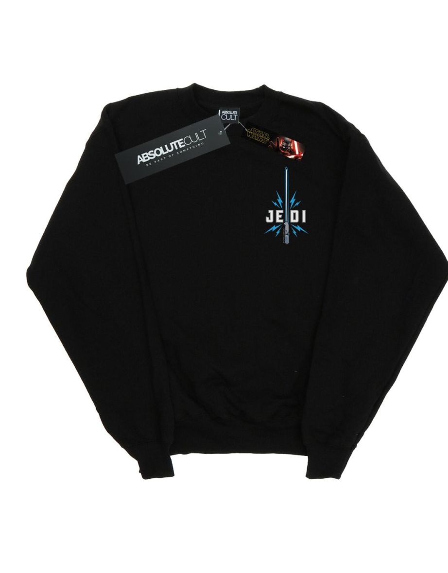 Star Wars: The Rise of Skywalker Boys Star Wars The Rise Of Skywalker Jedi Badge Breast Print Sweatshirt - Black