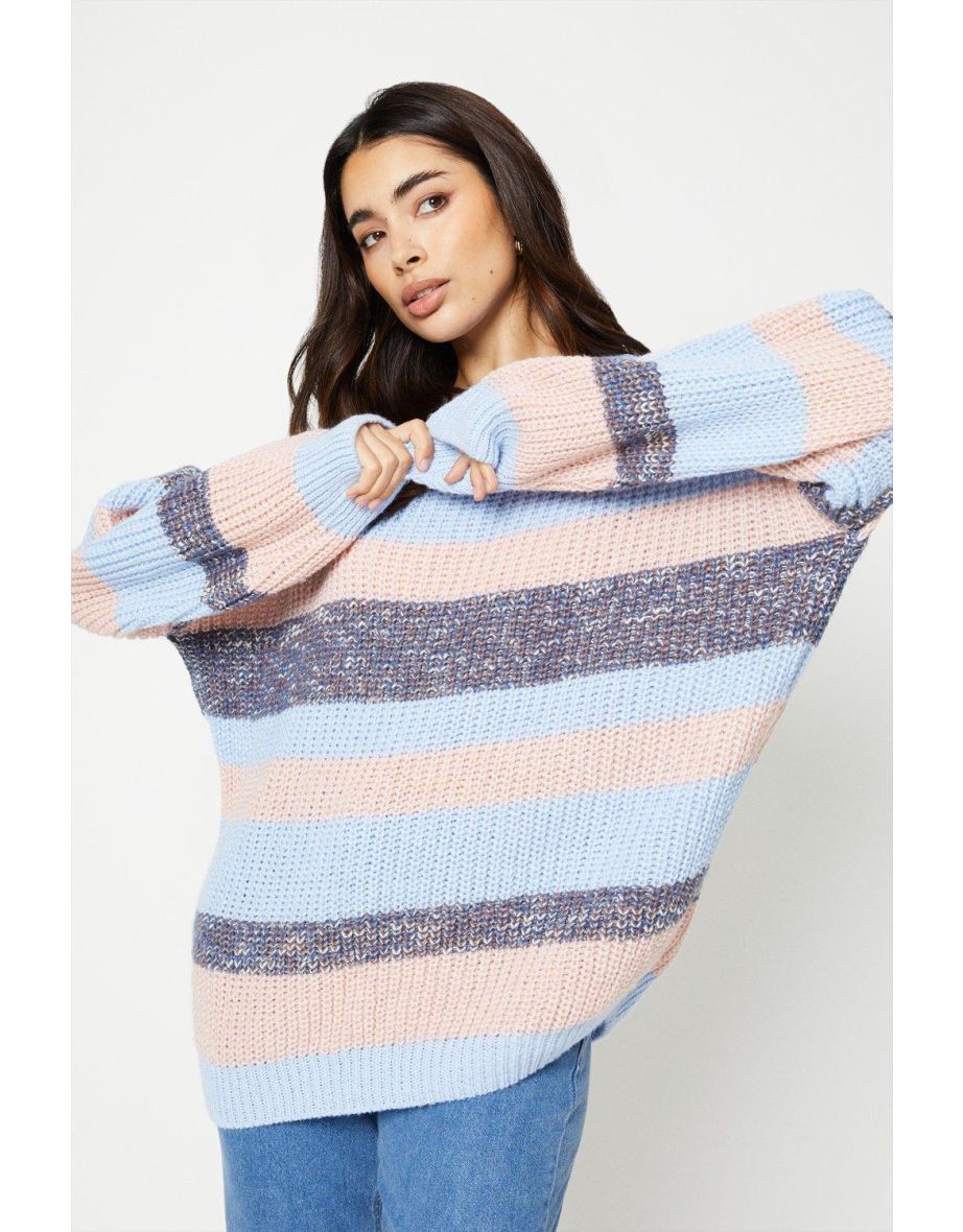 Chunky Colourblock Jumper - 3