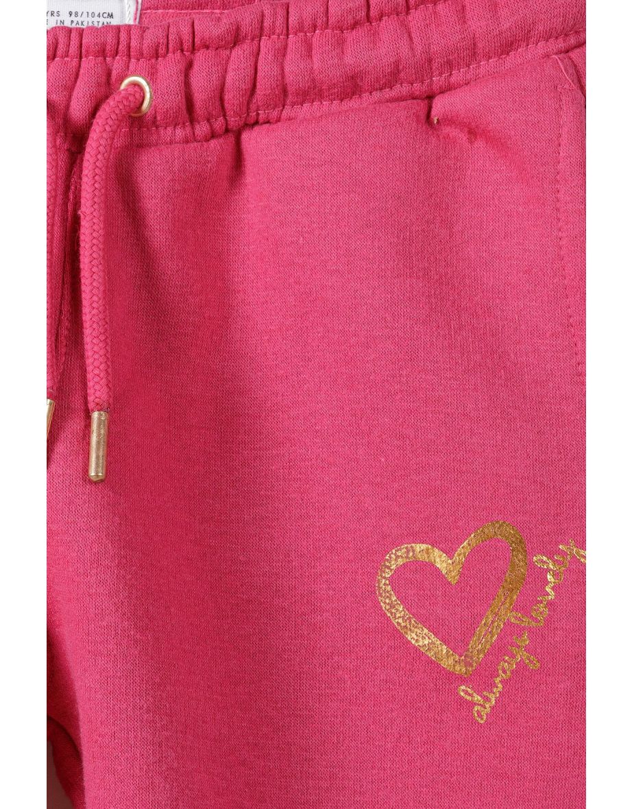 Girls Fleece Joggers - 2