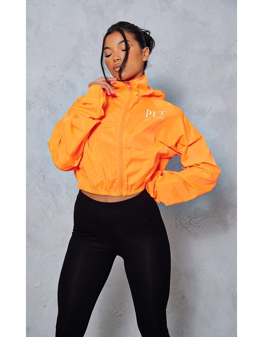 Bright 2024 orange windbreaker