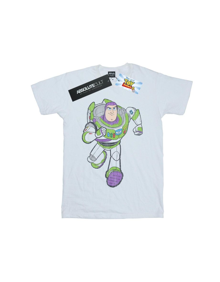 Disney Boys Toy Story 4 Classic Buzz Lightyear T-Shirt - White - 1