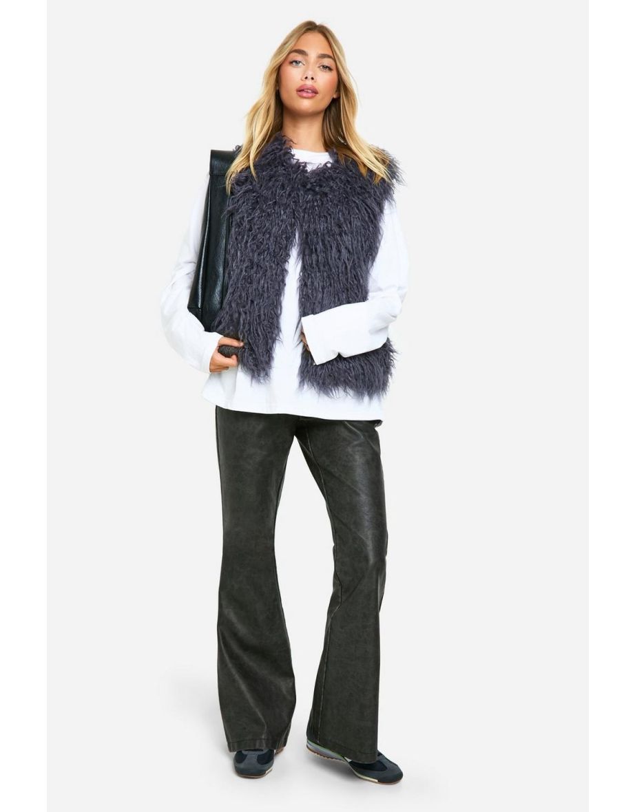 Faux Mongolian Fur Gilet