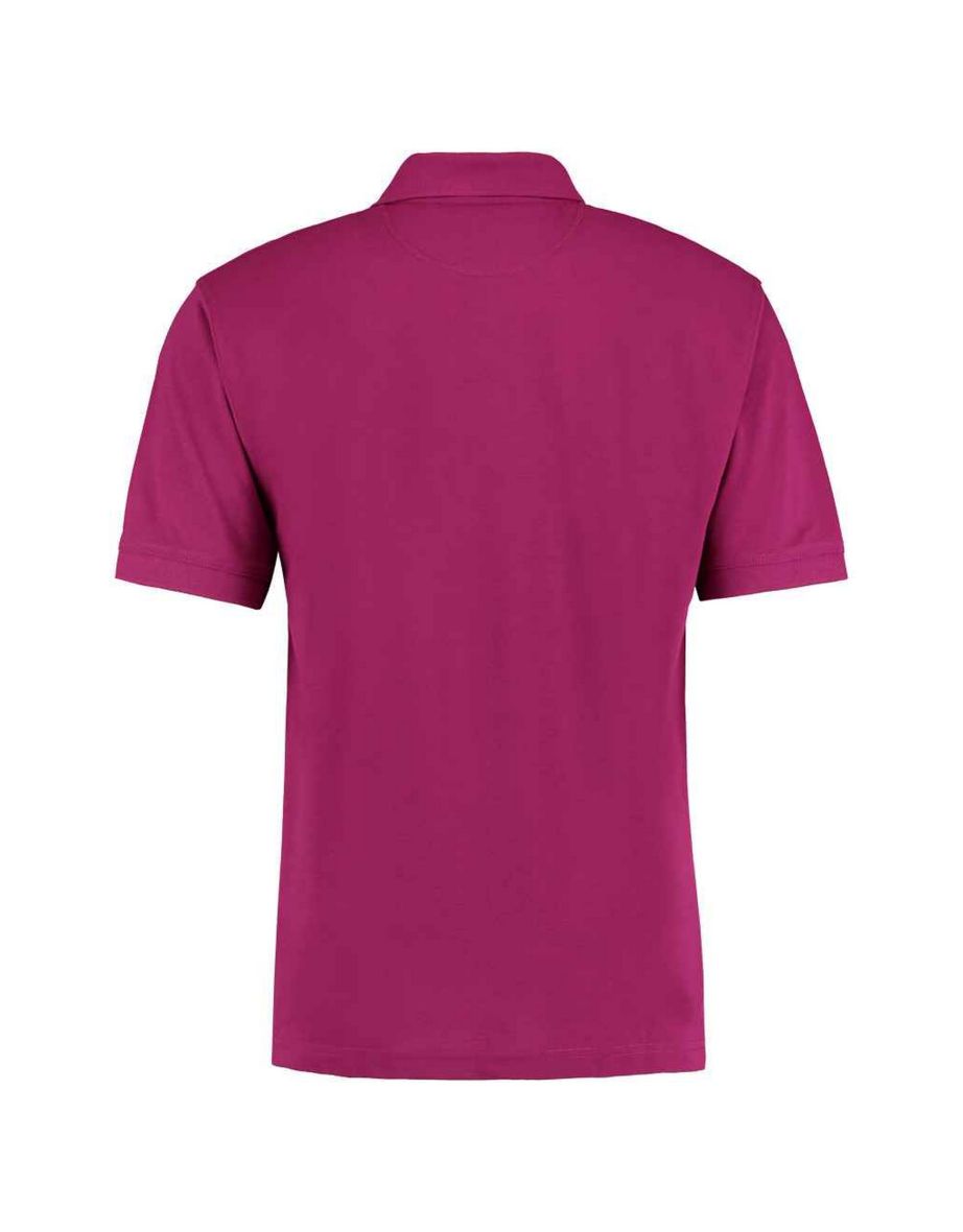 Kustom Kit Mens Klassic Piqué Polo Shirt - Magenta - 1