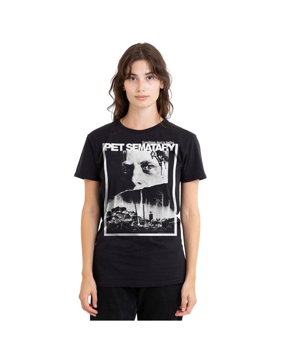Pet Sematary Unisex Adult Poster T-Shirt - Black