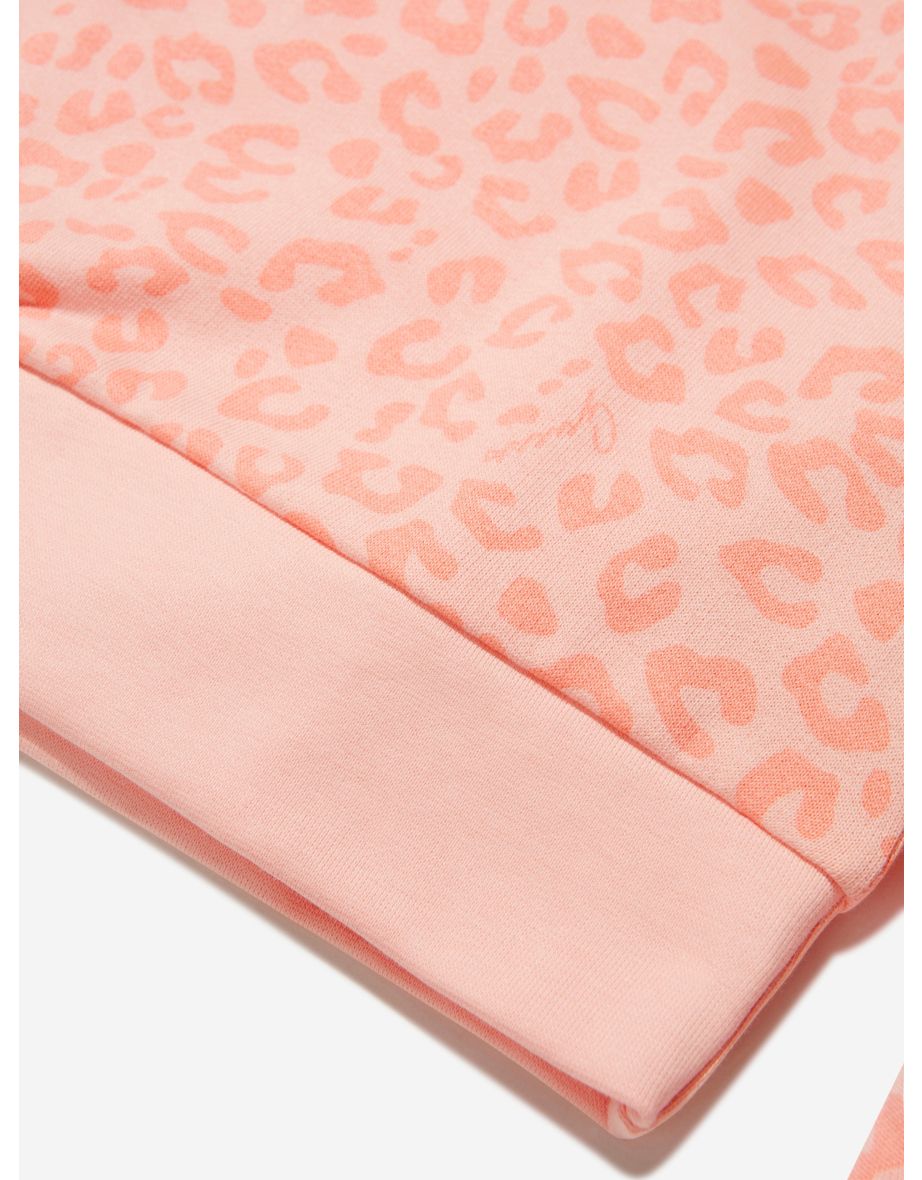 Girls Leopard Print Sweatshirt - 3