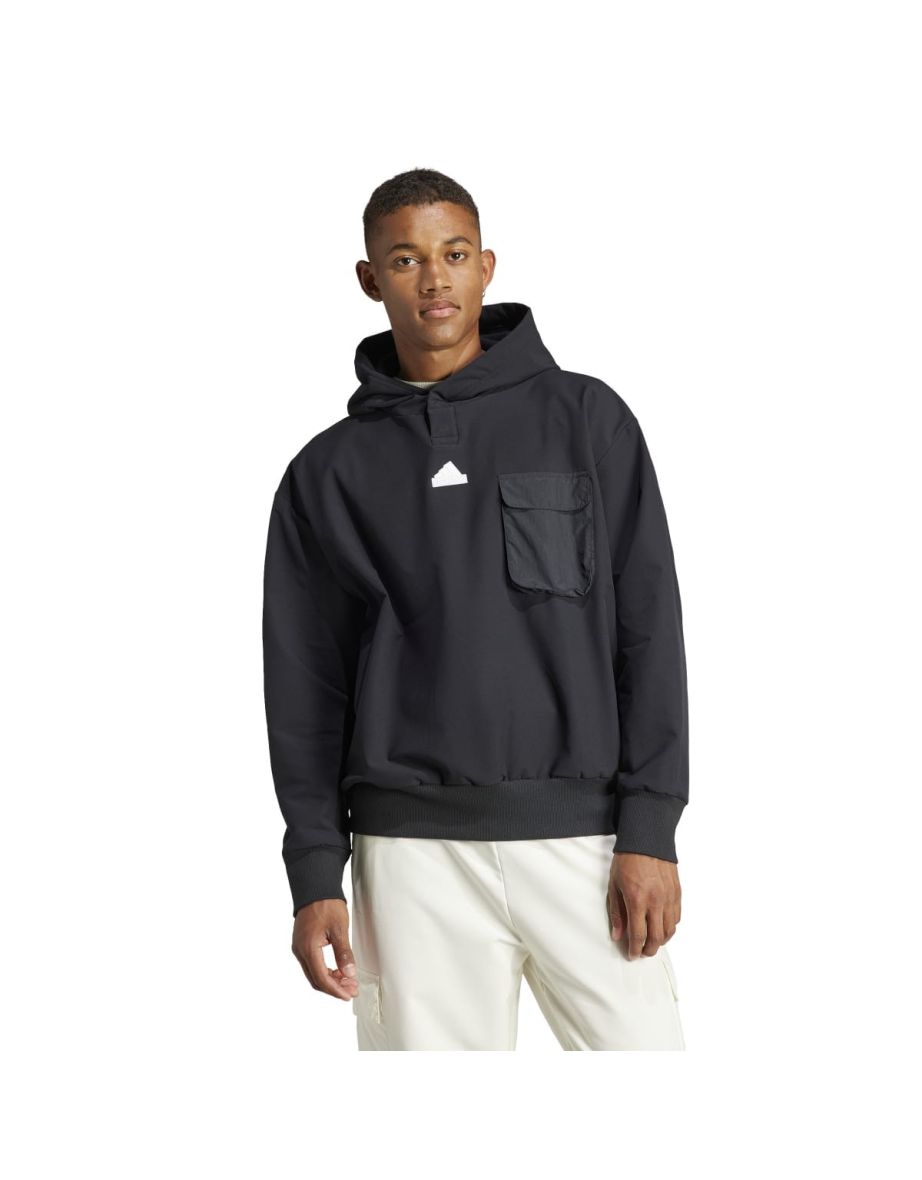 Men's adidas City Escape Premium Hoodie in Black