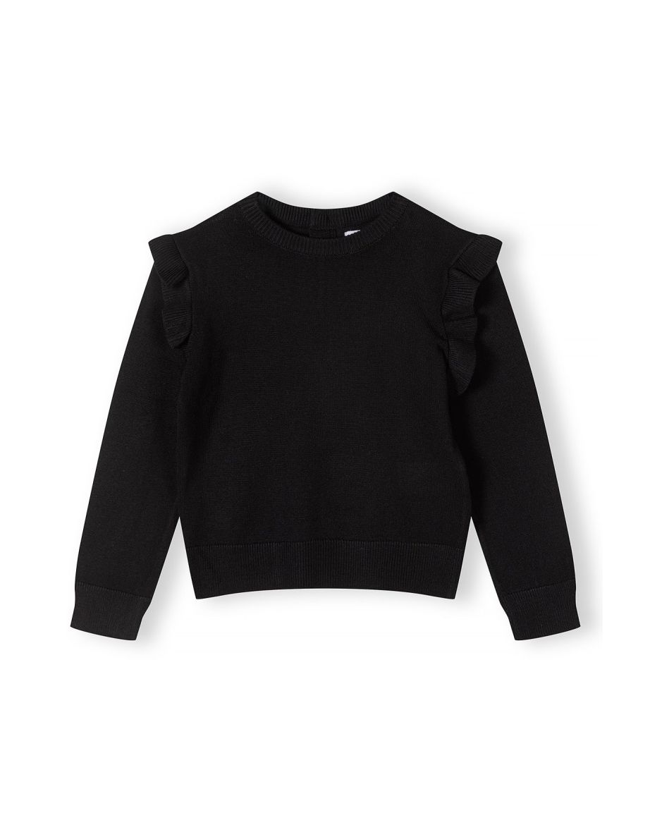 Girls Frill Sleeve Jumper