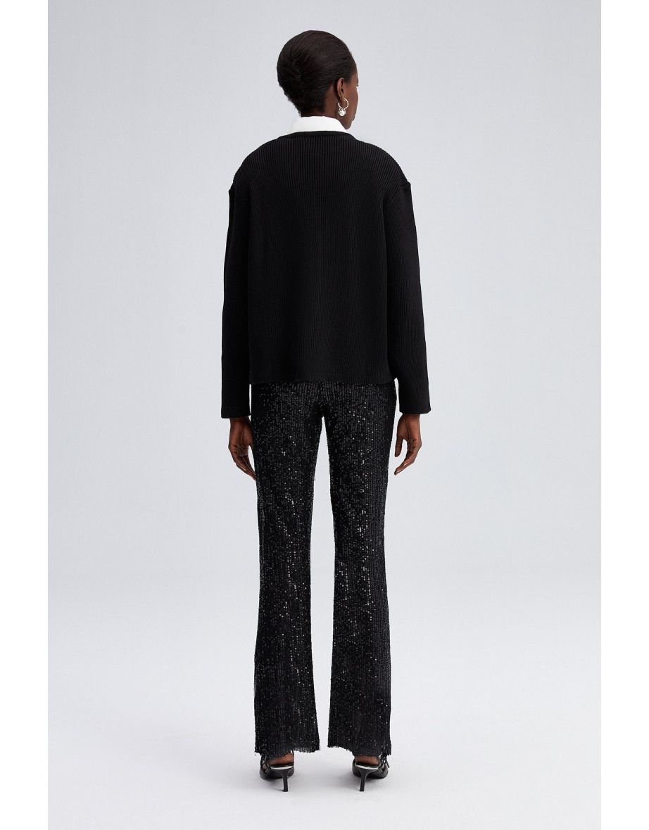BUTTON DETAILED KNIT CARDIGAN - 4