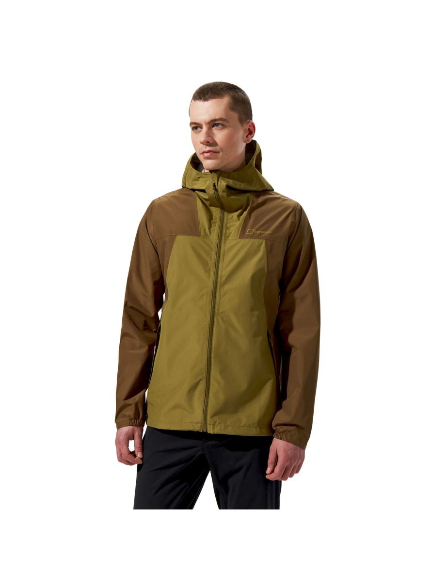 Men's Berghaus Deluge Pro 3.0 Waterproof Jacket in Green