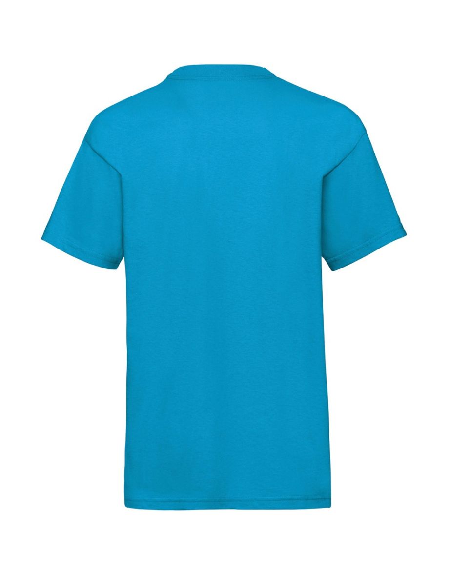 Fruit Of The Loom Childrens/Kids Unisex Valueweight Short Sleeve T-Shirt - Azure Blue - 1