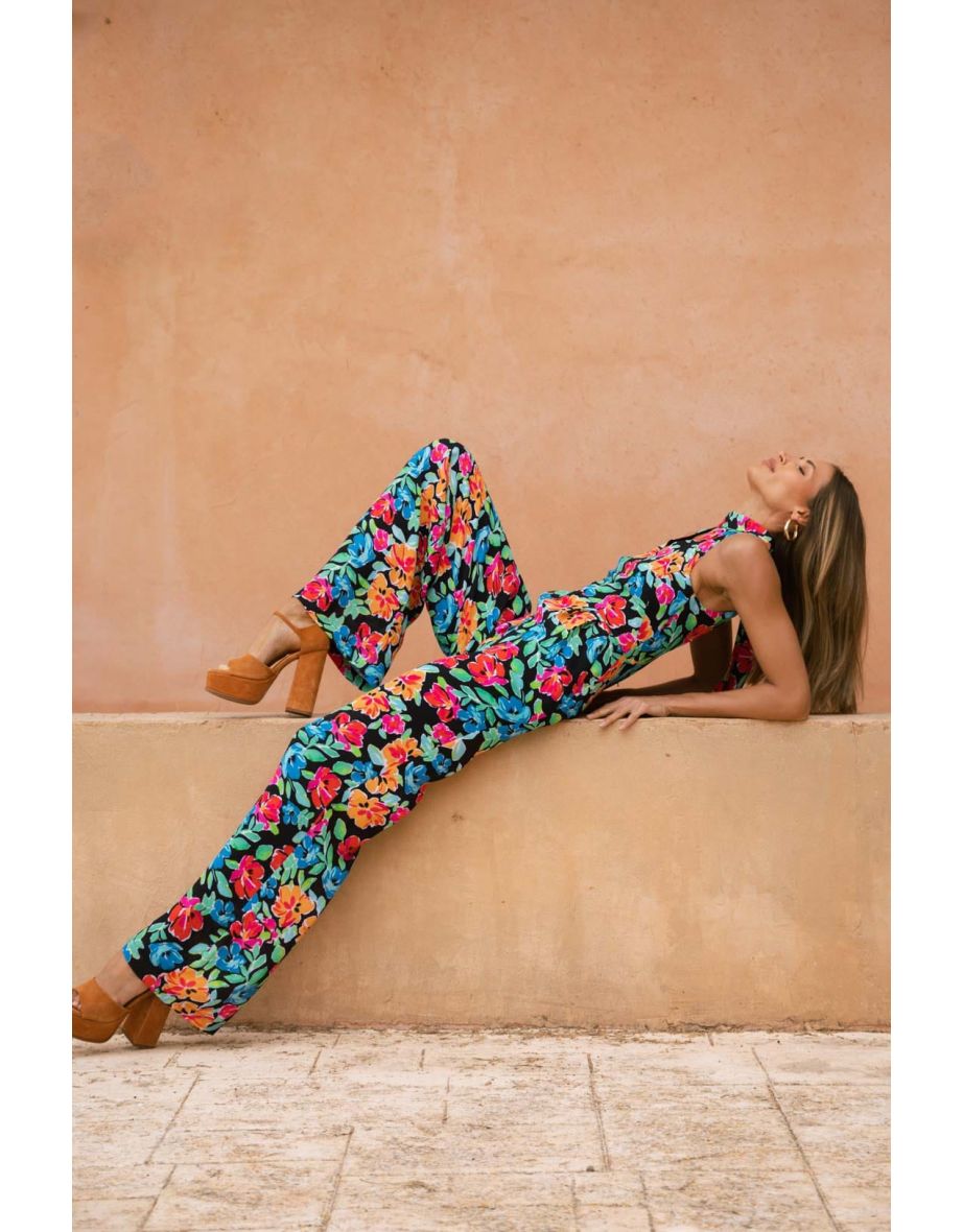 Cypress Jumpsuit In Vintage Floral