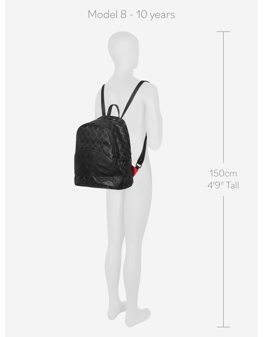 Kids Trippy Moneygram Savage Backpack in Black - 4