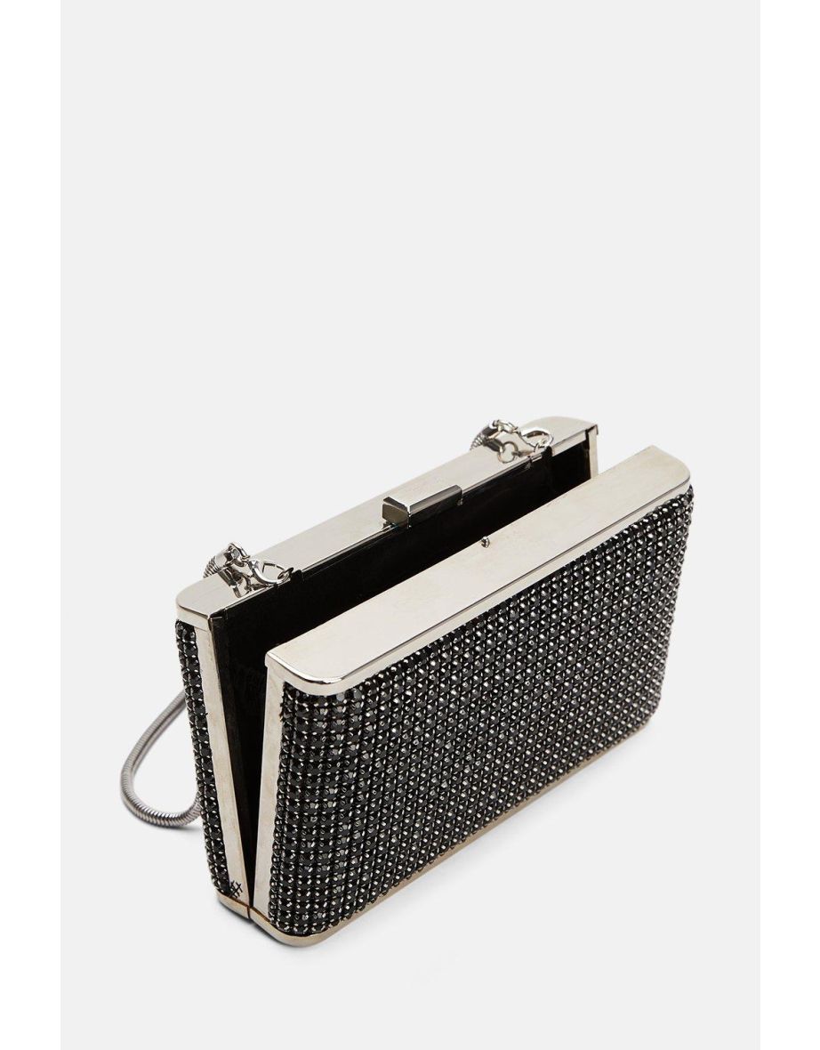 Embellished Box Clutch - 3