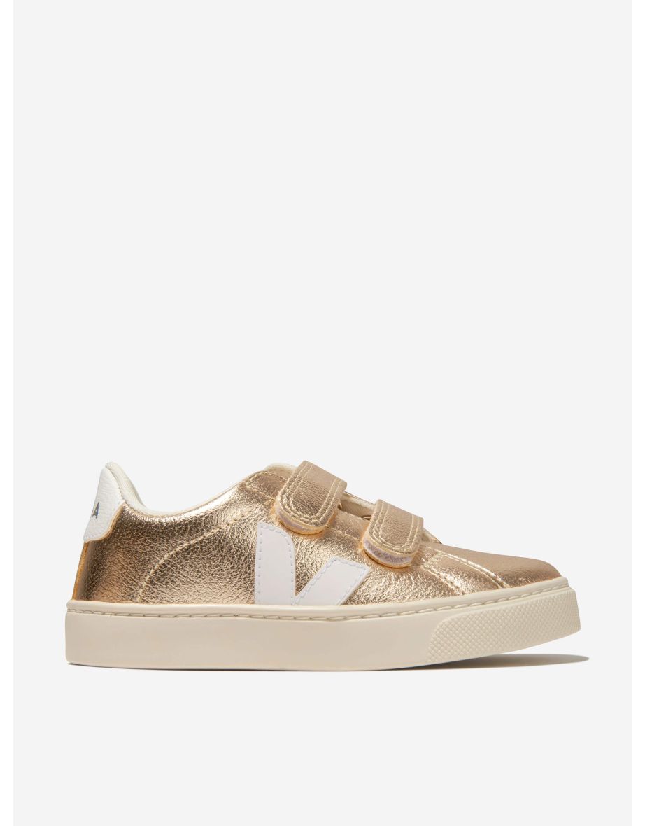 Girls Chromefree Leather Esplar Trainers