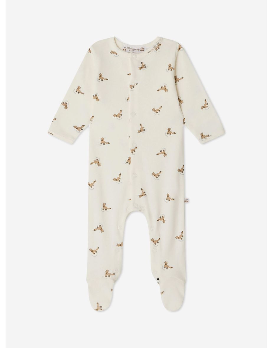 Shop Bonpoint Baby Boys Golco Babygrow in White Online in Qatar VogaCloset